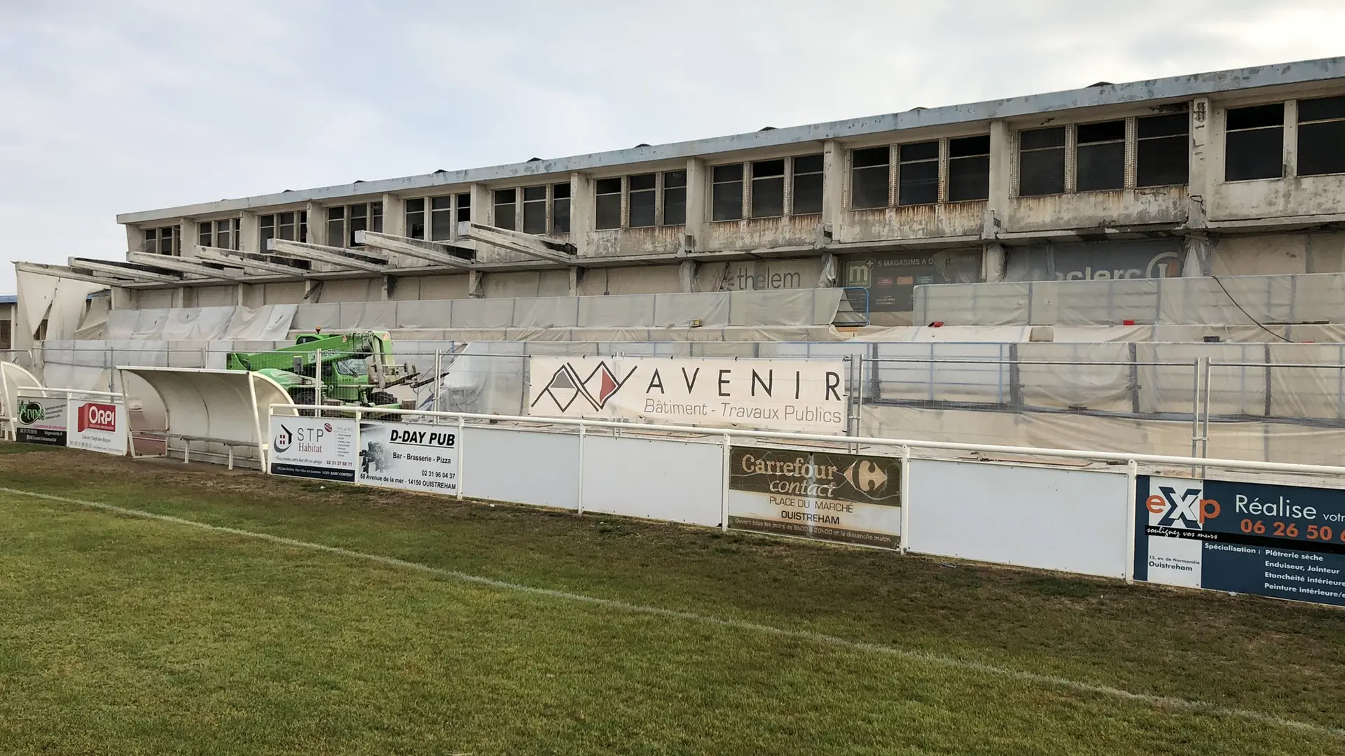 Démolition casquette BA - Ouistreham